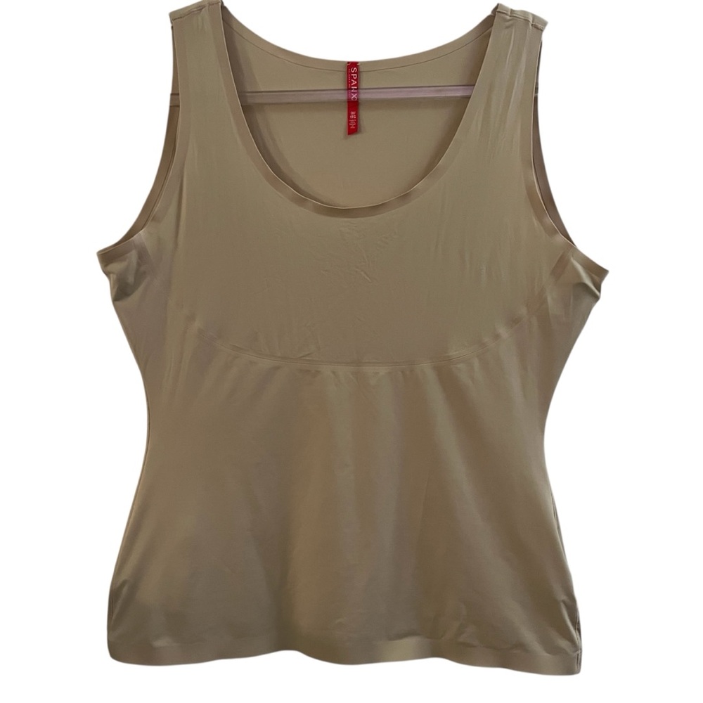 SPANX THINSTINCTS SHAPEWEAR, Size 1X, Beige / Tan Pullover Shaper Camisole Tank